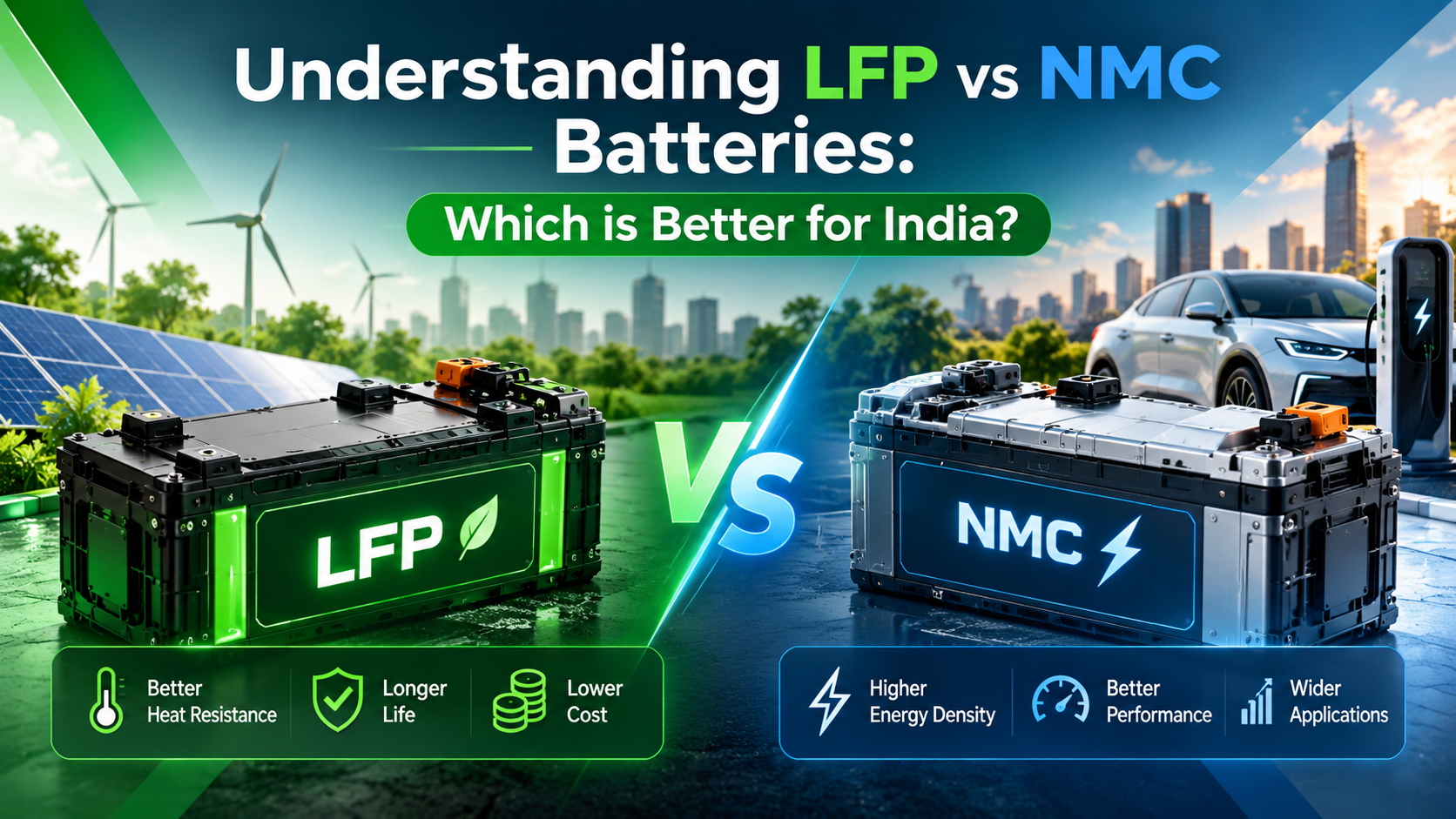 Understanding LFP vs NMC Batteries: Which is Better for India?
