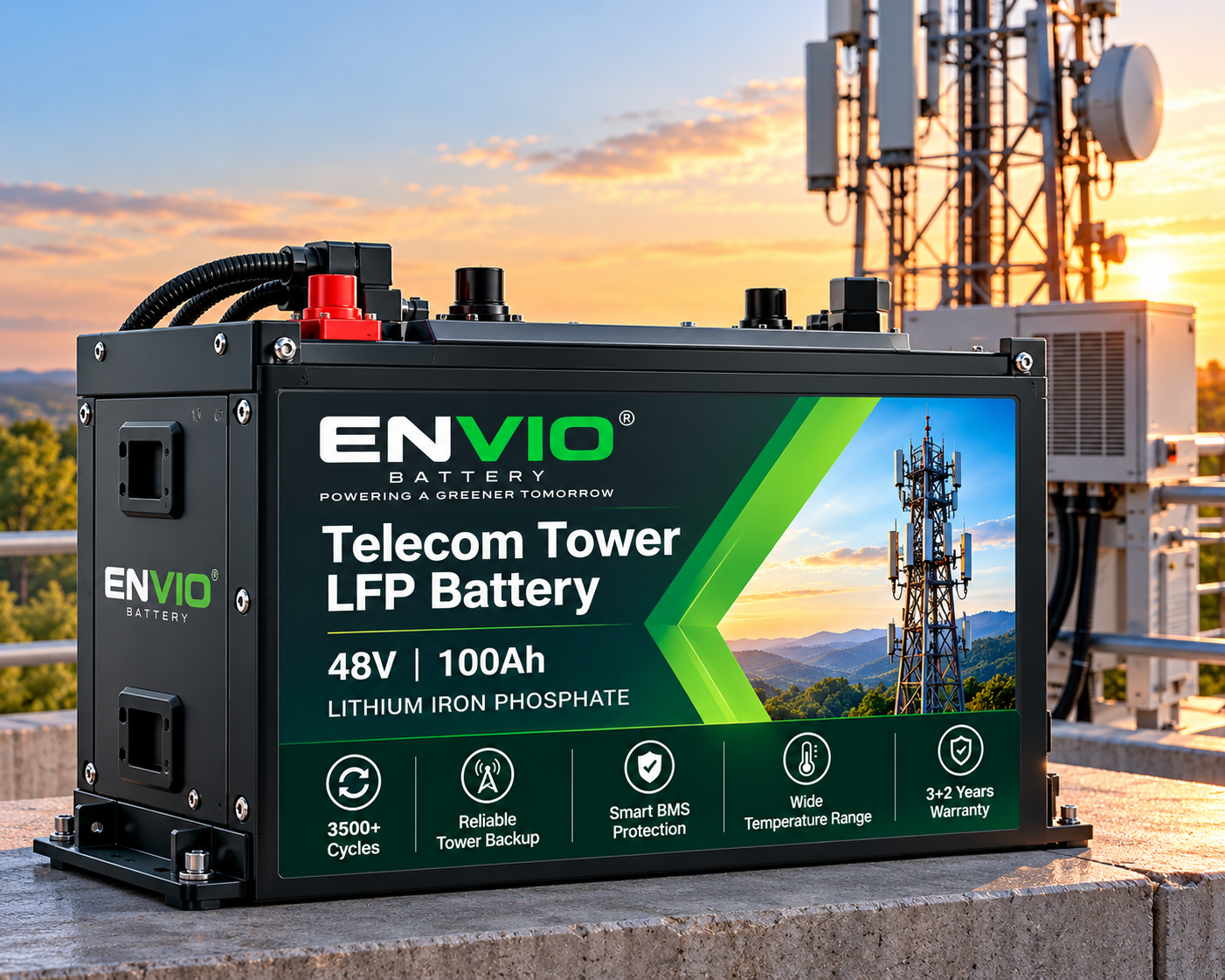 Envio Telecom Tower Battery